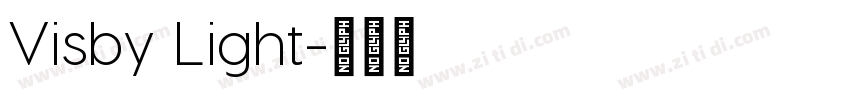 Visby Light字体转换